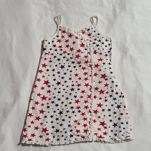 Old Navy red and blue stars dress, 4T
